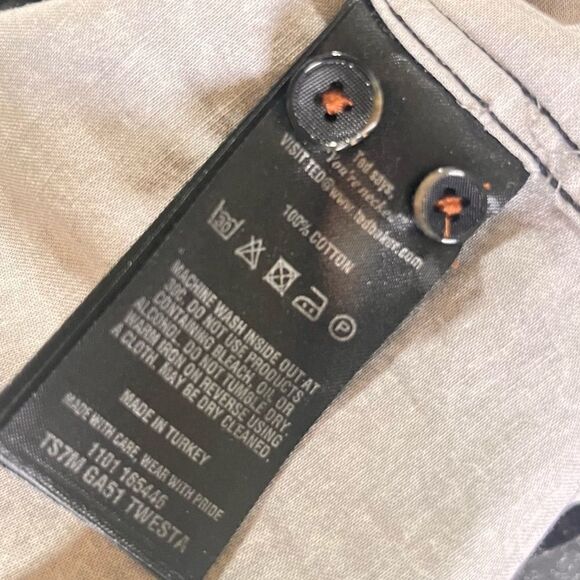 Ted Baker Printed Reverse Cuff Sleeve Button Down - Picture 14 of 15